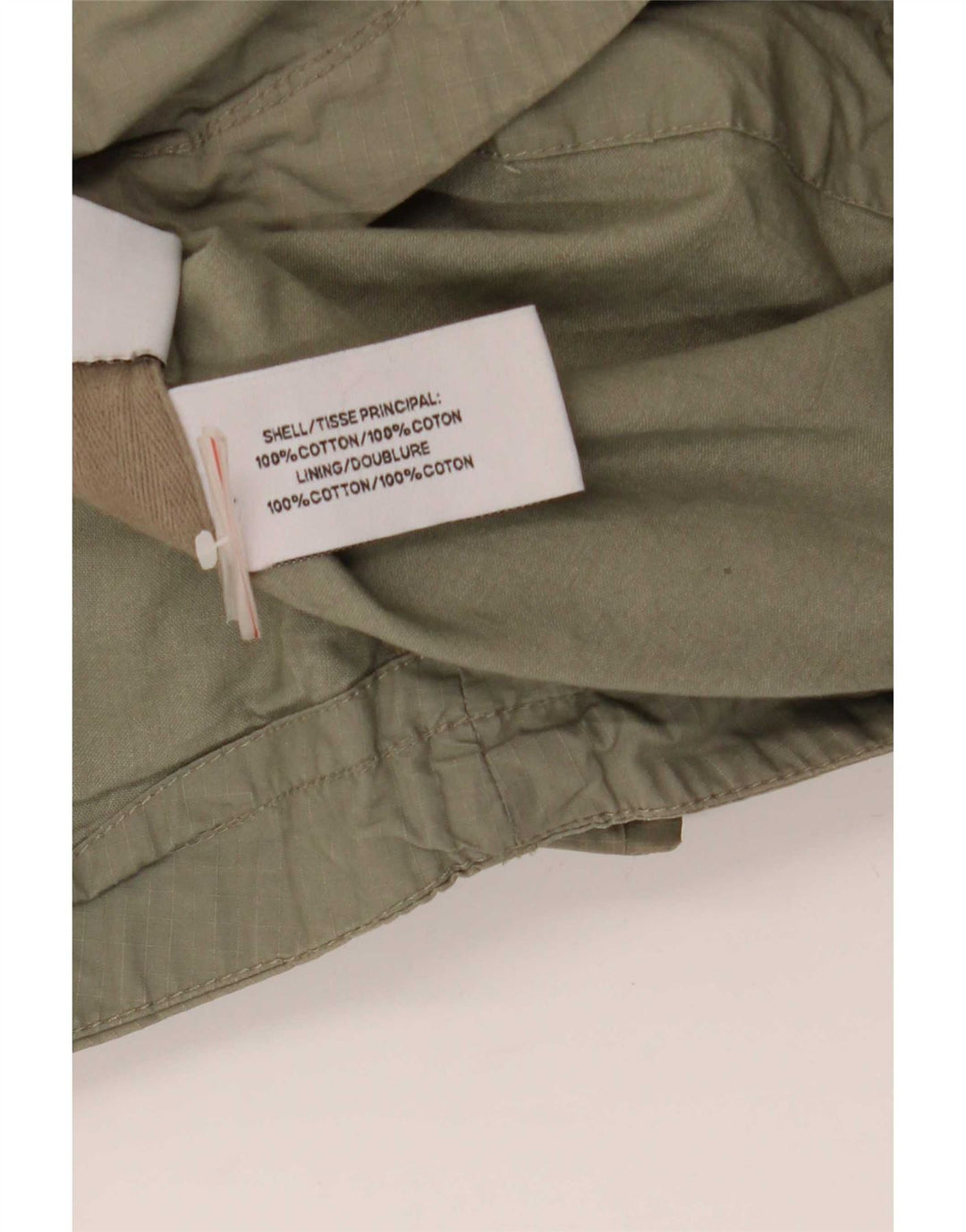Superdry Damen-Parka mit Kapuze, UK 12, mittlere Khaki-Baumwolle