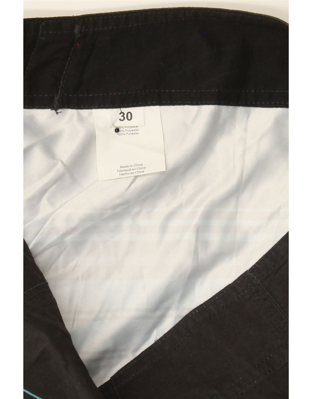 O'NEILL Mens Swimming Shorts Small Grey Striped Polyester Vintage O'Neill and Second-Hand O'Neill from Messina Hembry 