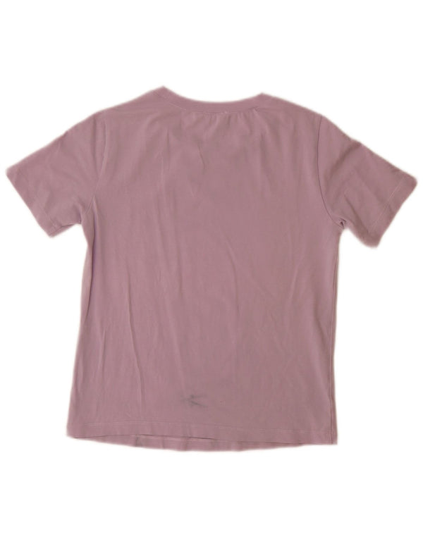 ARMANI JEANS Damen Grafik T-Shirt Top EU 36 Small Lila