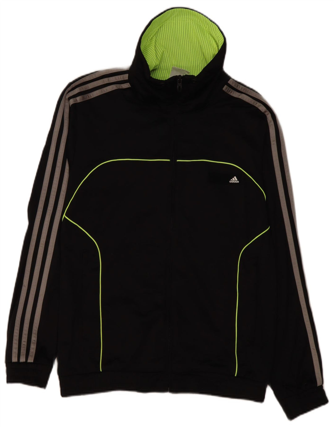 ADIDAS Herren Graphic Trainingsanzug Top Jacke UK 36/38 Small Schwarz