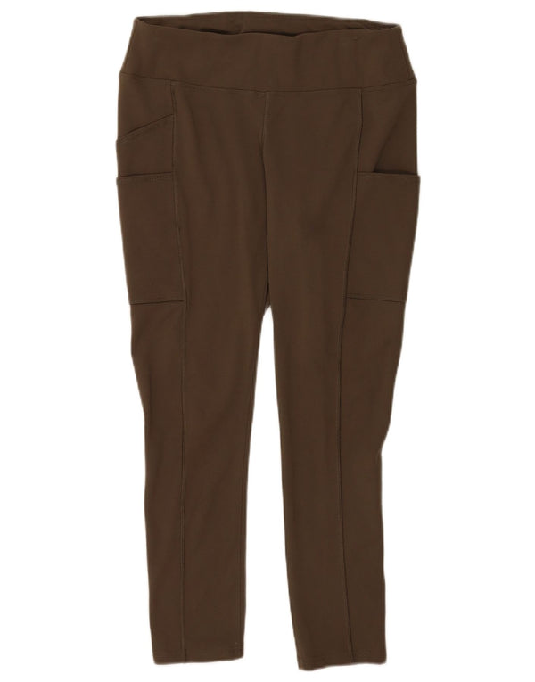 Carhartt Damen Leggings UK 10 Small Khaki Polyester