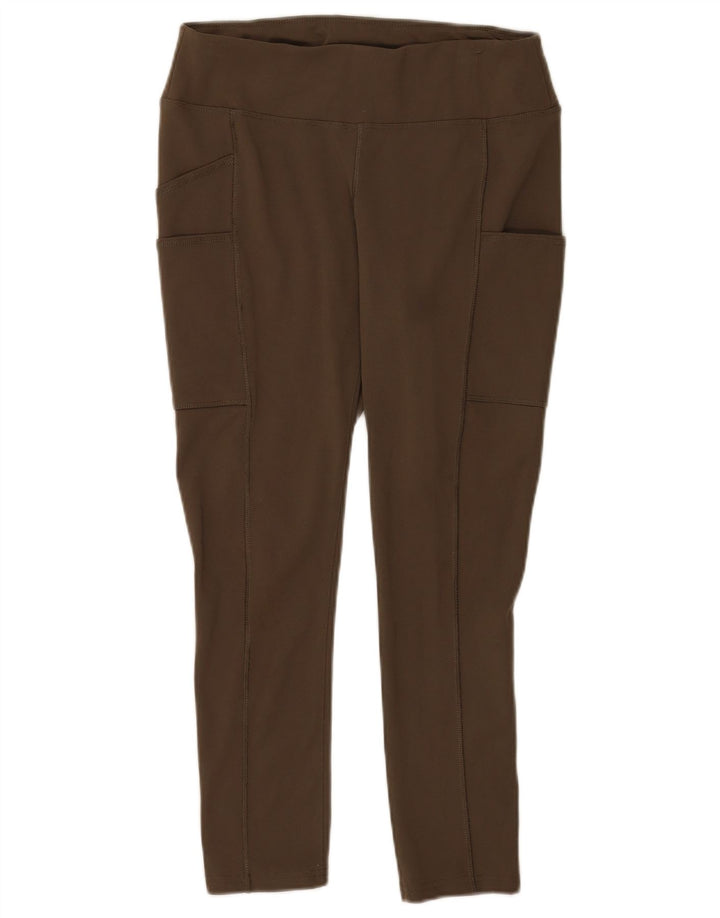 Carhartt Damen Leggings UK 10 Small Khaki Polyester