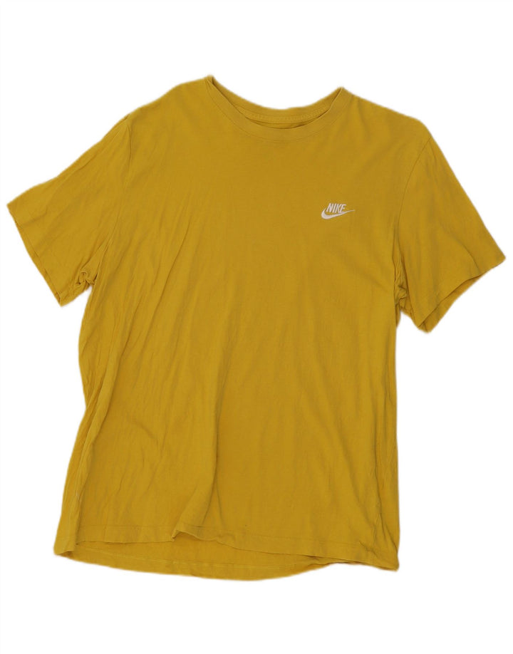 Nike Herren T-Shirt Top XL Gelb Baumwolle