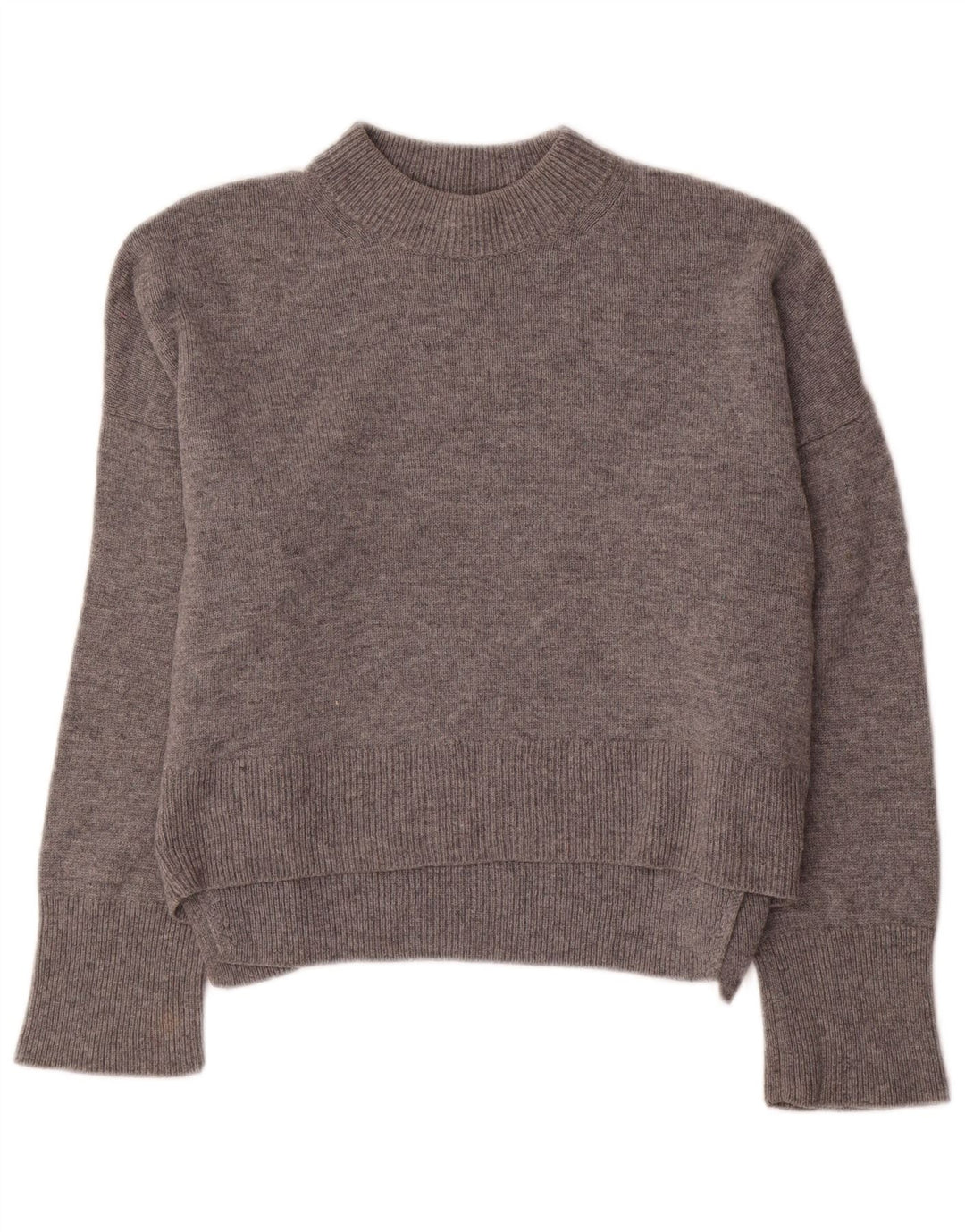 Whistles Damen-Pullover, übergroß, Rollkragenpullover, Gr. 10, Größe S, graue Wolle