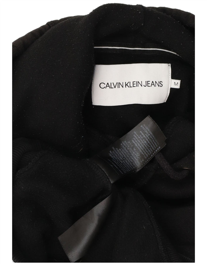 Calvin Klein Jeans Herren Kapuzenpullover Mittelschwarz Baumwolle