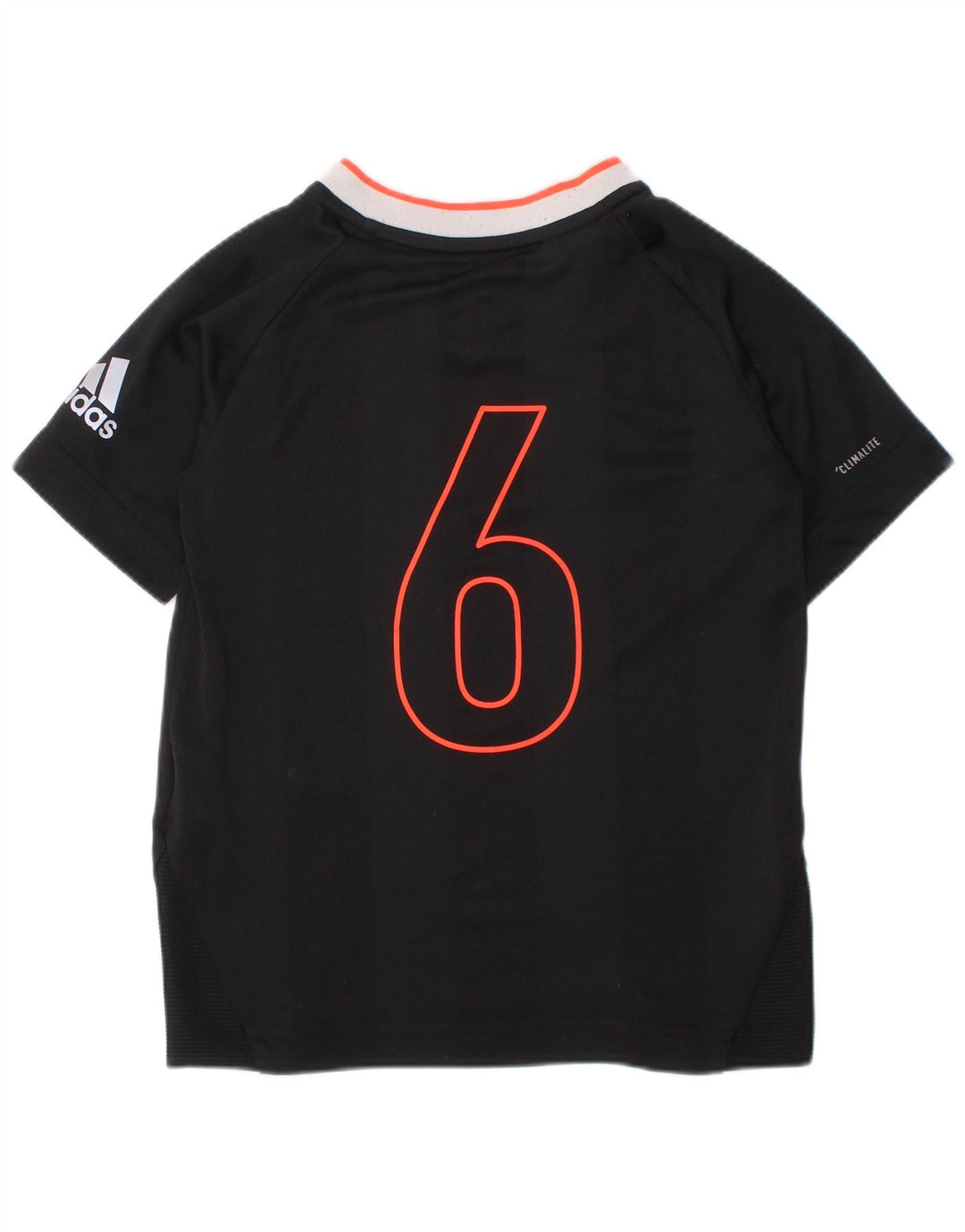 ADIDAS Climalite T-Shirt für Jungen, 4–5 Jahre, Größe S, Schwarz, Polyester