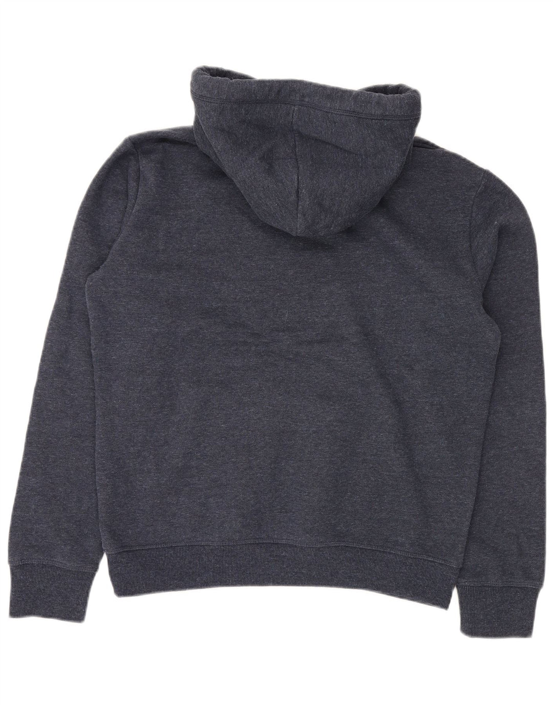 Superdry Herren-Kapuzenpullover, groß, marineblau gesprenkelte Baumwolle