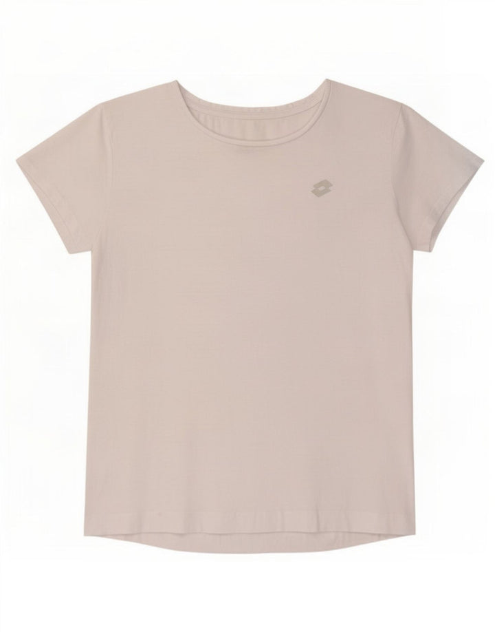 Lotto Damen T-Shirt Top UK 14 Medium Weiß