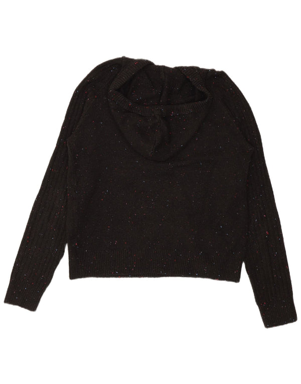 Marks & Spencer Damen-Übergröße-Pullover, Gr. 6, XS, Schwarz gefleckt