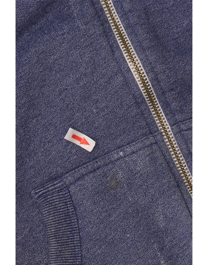 SUPERDRY Herren-Kapuzenpullover mit grafischem Reißverschluss, Größe S, Blau, Baumwolle
