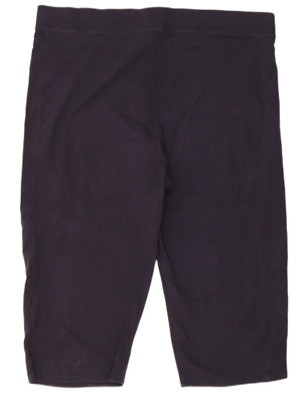 Marks & Spencer Damen Capri-Leggings UK 24 4XL Marineblau Baumwolle