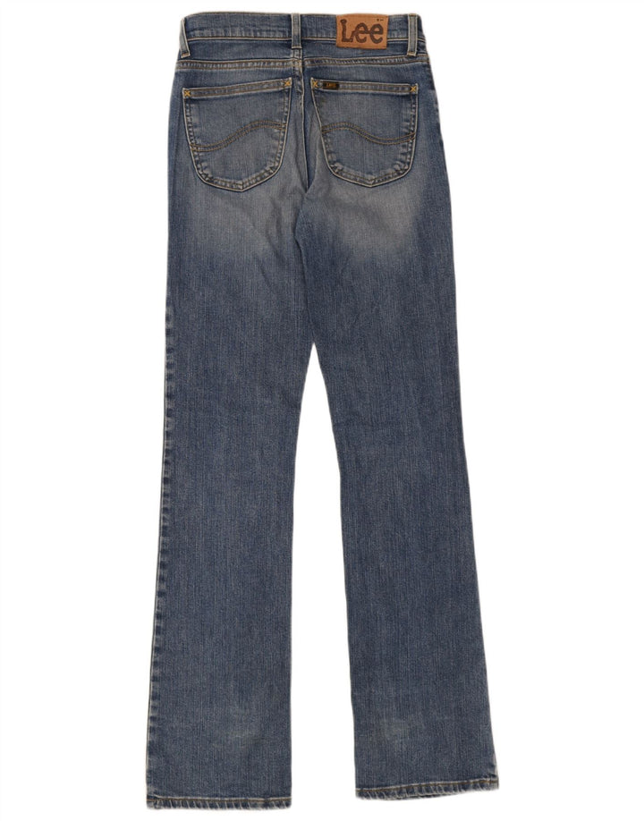 Lee Damen REED Bootcut Jeans W30 L34 Blaue Baumwolle