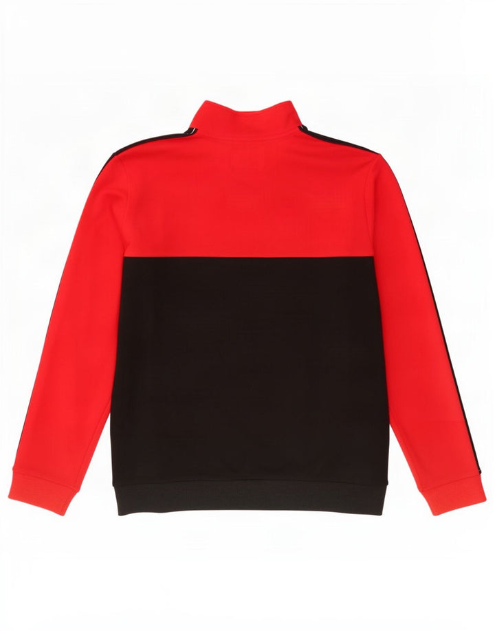 Guess Herren-Trainingsanzugoberteil mit Grafik, Größe L, Schwarz, Farbblock-Rayon