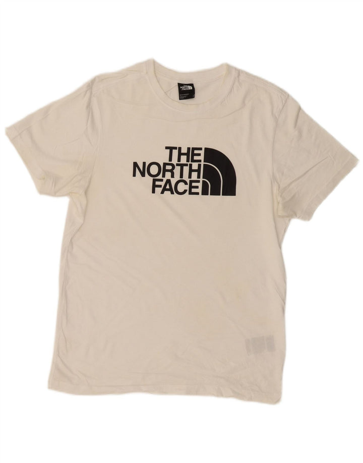 THE NORTH FACE Herren-T-Shirt mit Grafik, Größe S, weiße Baumwolle