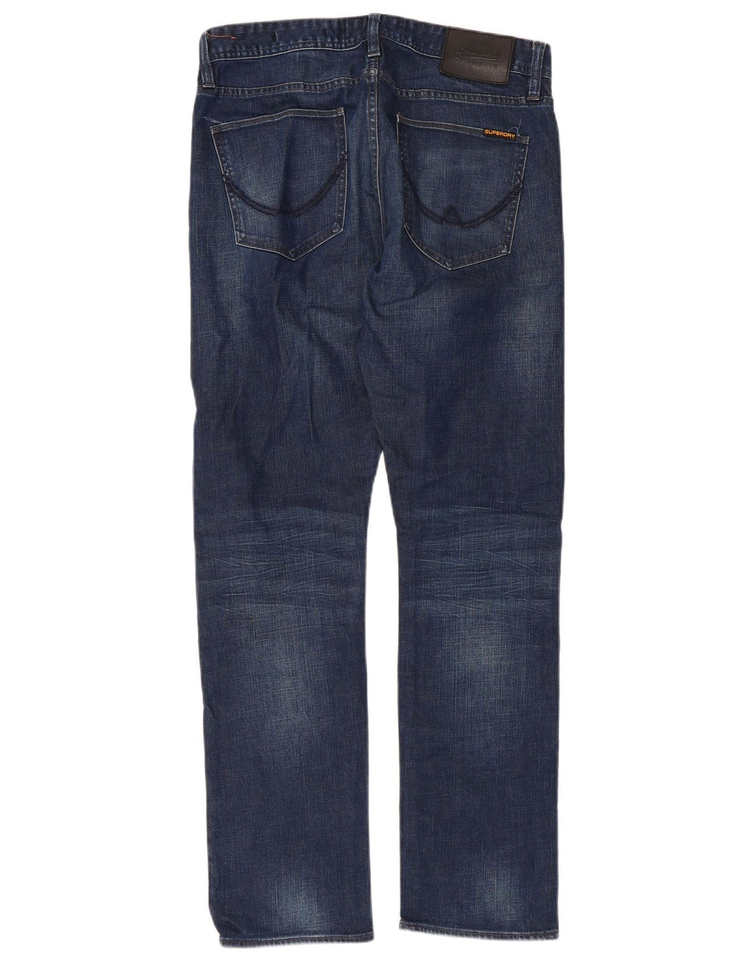 Superdry Herren Corporal Slim Jeans W32 L30 Blaue Baumwolle