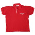Lacoste Herren-Poloshirt mit klassischer Passform, Größe 5, große rote Baumwolle