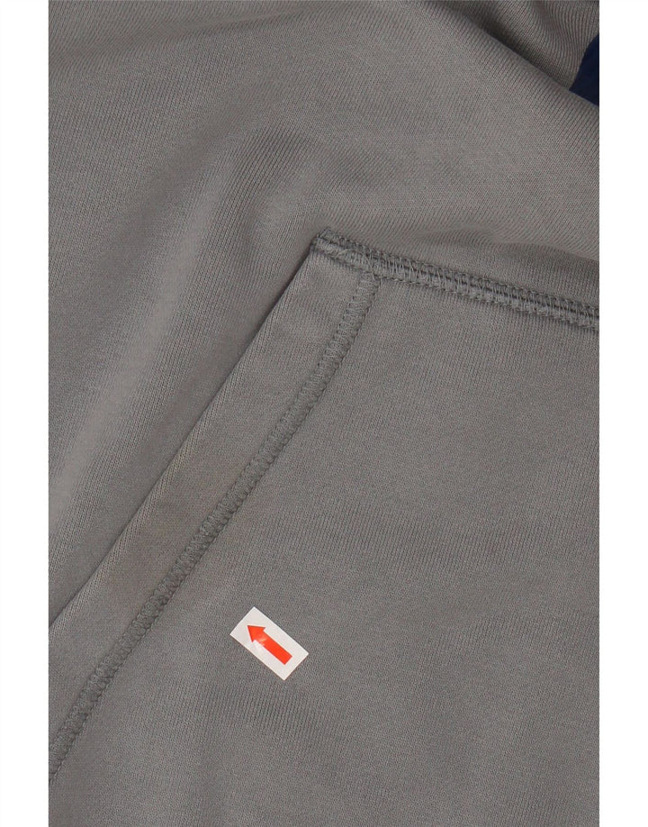 NIKE Herren-Kapuzenpullover mit Grafik, groß, graue Baumwolle