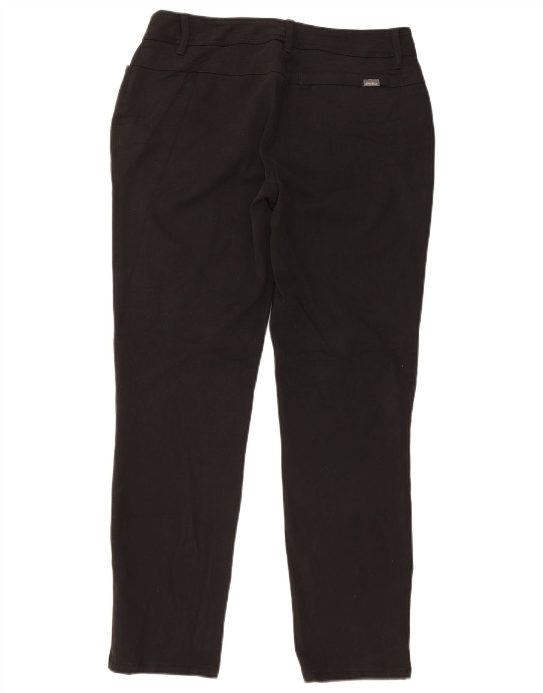 EDDIE BAUER Damen Slim Freizeithose US 4 Small W28 L27 Schwarz Polyester