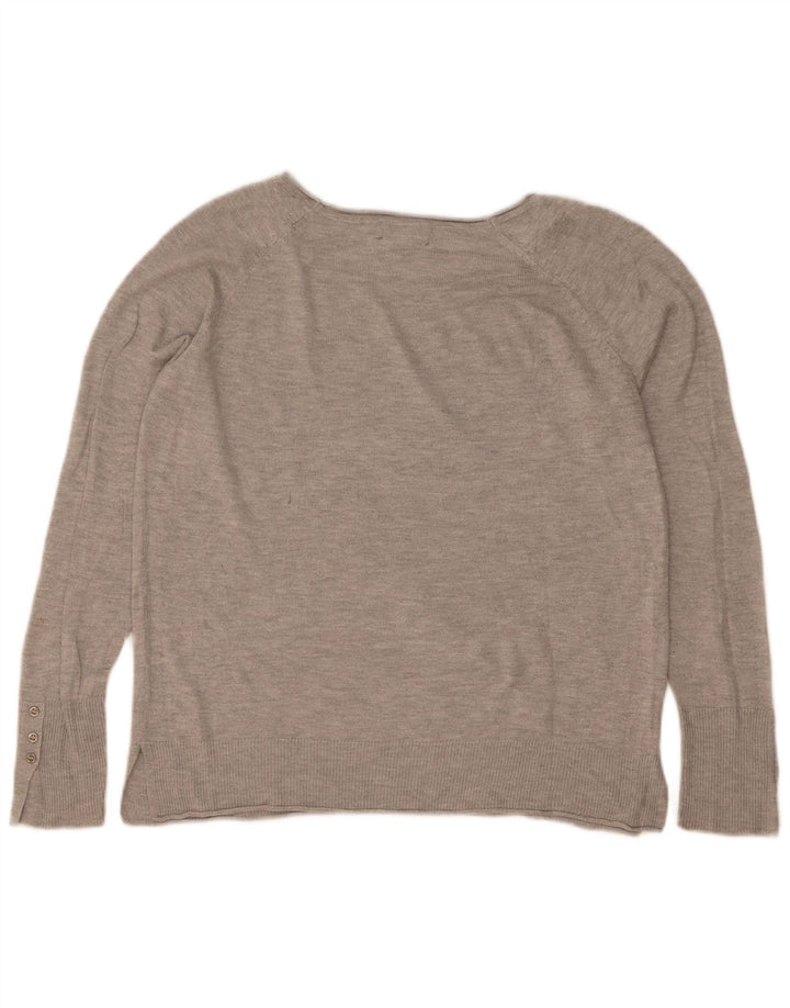 Stradivarius Damen-Blusenoberteil mit lockerer Passform, Gr. 10, Grau