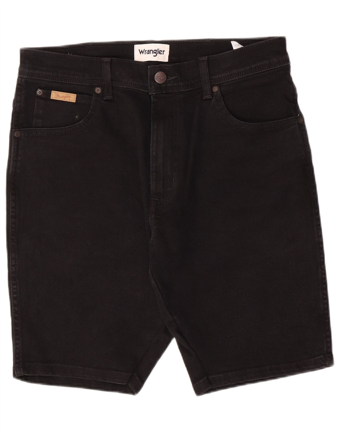 Wrangler Herren Texas Denim Shorts W30 Mittelschwarze Baumwolle