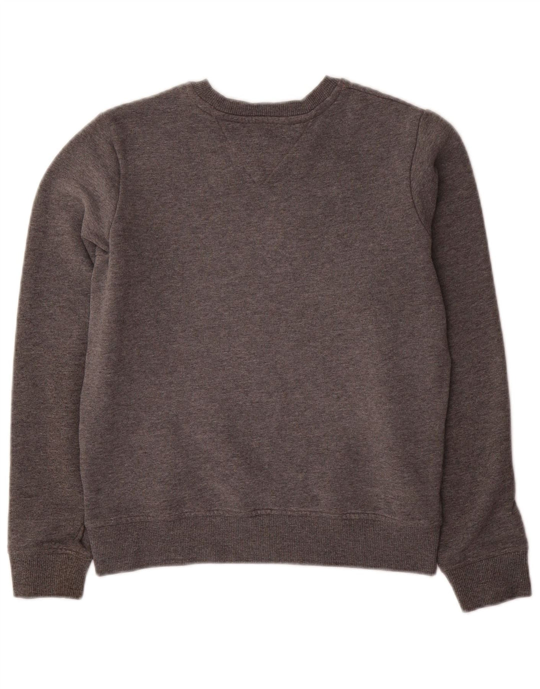 TOMMY HILFIGER Damen Übergroßer Grafik-Sweatshirt-Pullover UK 6 XS Grau