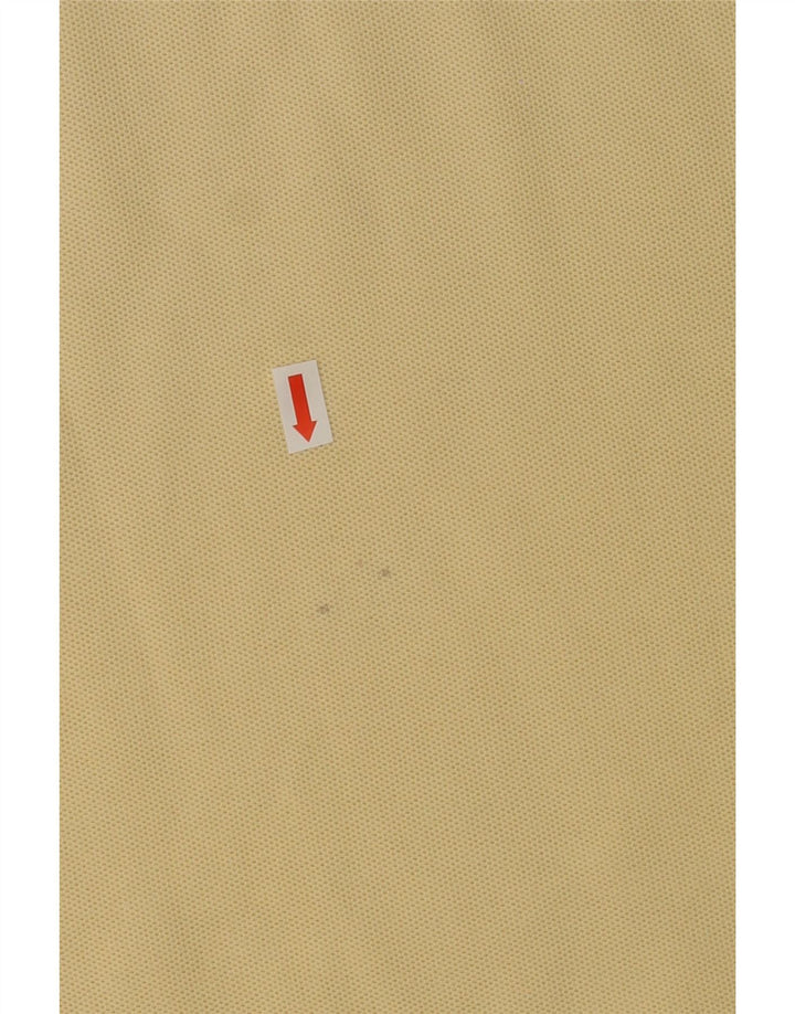 FILA Mens Polo Shirt IT 46 Small Beige Cotton Vintage Fila and Second-Hand Fila from Messina Hembry 