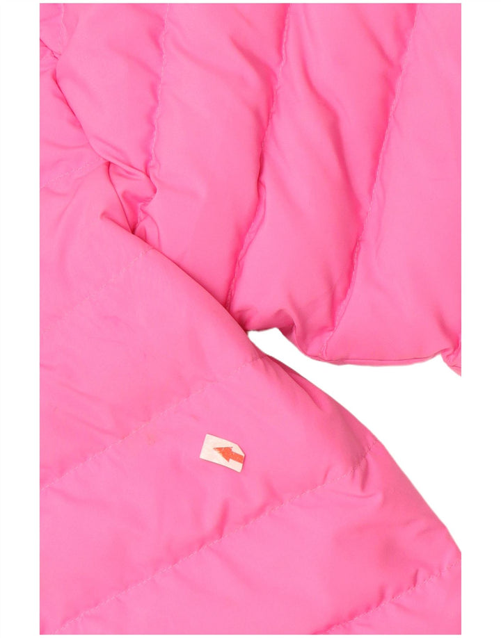Nike Jungen-Jacke mit Kapuze, gepolstert, 12–13 Jahre, groß, rosa, Polyester