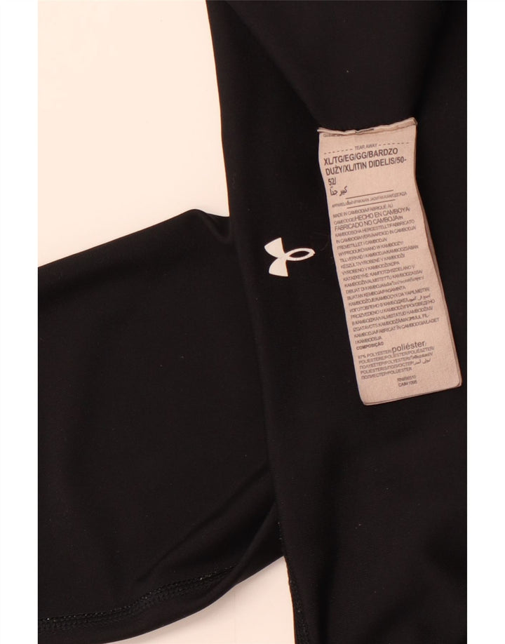 UNDER ARMOUR Damen Leggings UK 18 XL Schwarz Polyester