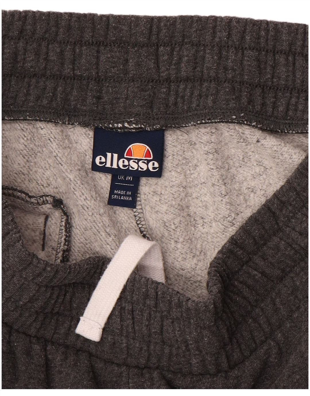 Ellesse Herren-Trainingshose, Jogginghose, mittelgraue Baumwolle
