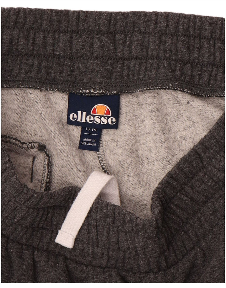 Ellesse Herren-Trainingshose, Jogginghose, mittelgraue Baumwolle