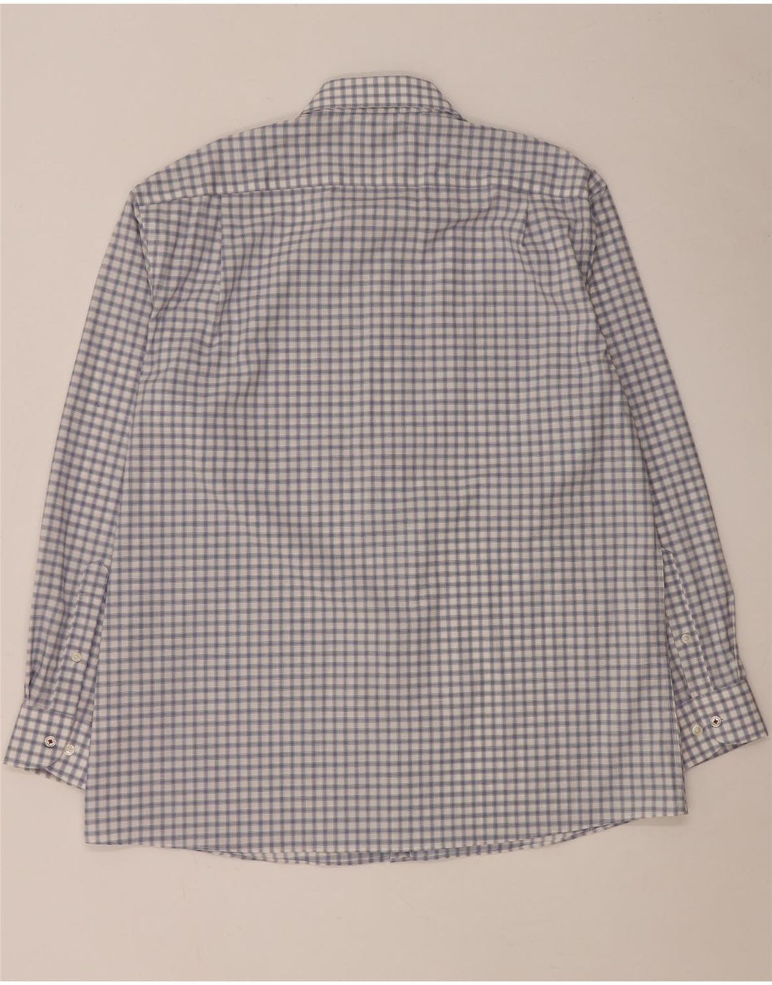 Tommy Hilfiger Damen-Slim-Fit-Hemd XL aus blauer Gingham-Baumwolle