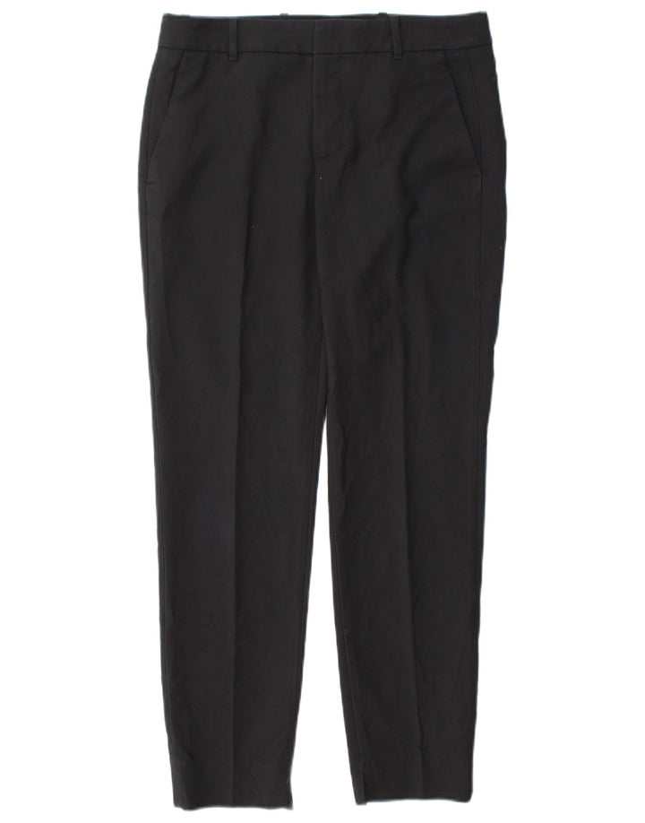 Zara Slim Chino-Hose für Damen, Größe S, W26, L27, Schwarz