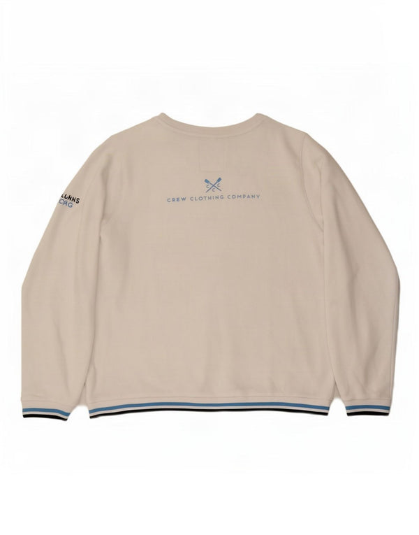 Crew Clothing Grafik-Sweatshirt für Damen, Gr. 40, Größe L, weiß gefleckt