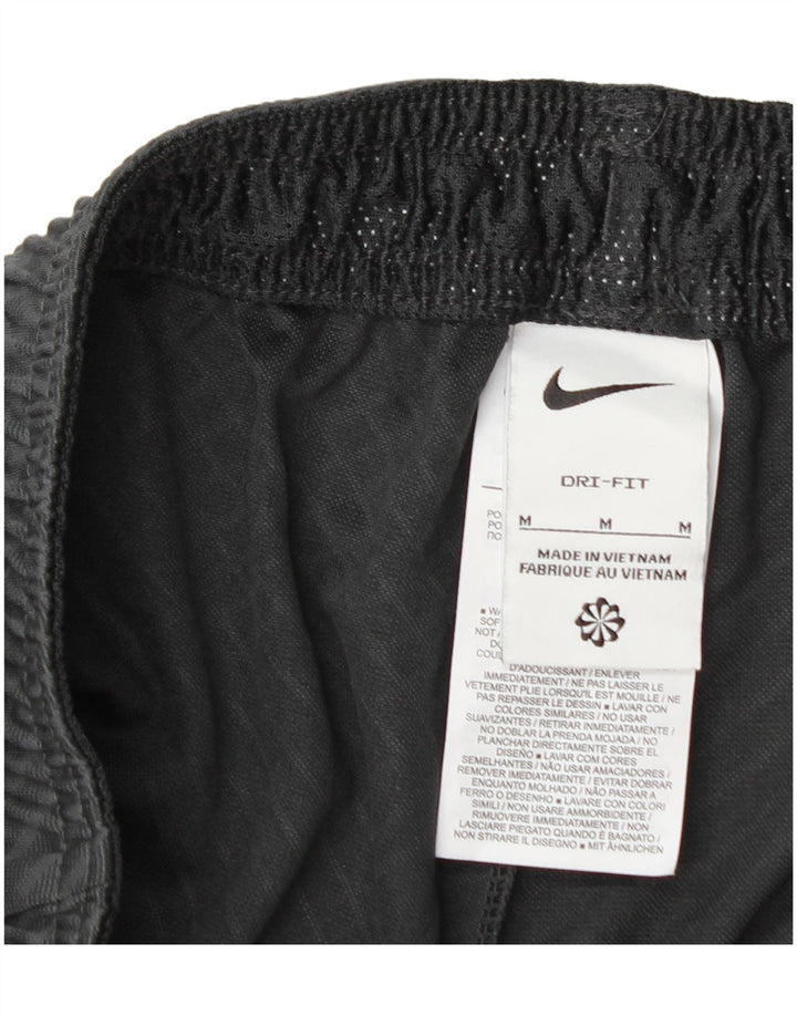 Nike Herren Dri Fit Sportshorts Mittelschwarzes geometrisches Polyester