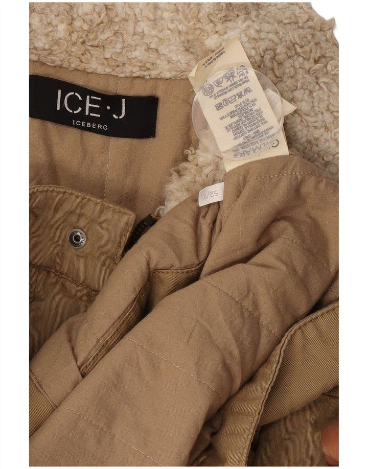 Iceberg Herren Utility Jacke IT 52 XL Beige Baumwolle