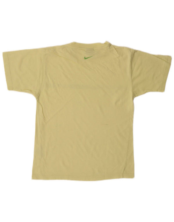 Nike T-Shirt mit Grafik für Jungen, 10–11 Jahre, mittelgelbe Baumwolle