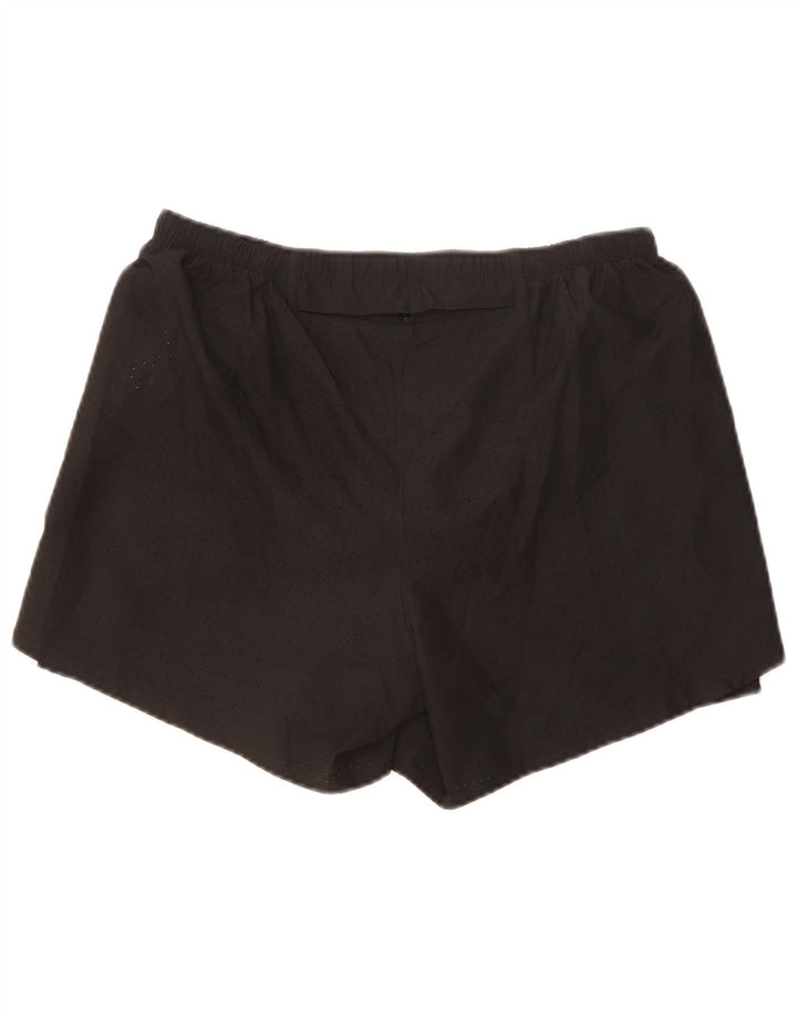 Nike Herren Dri Fit Graphic Sportshorts, groß, aus schwarzem Polyester