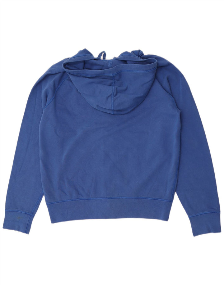 Gap Herren-Kapuzenpullover mit Reißverschluss, mittelblaue Baumwolle