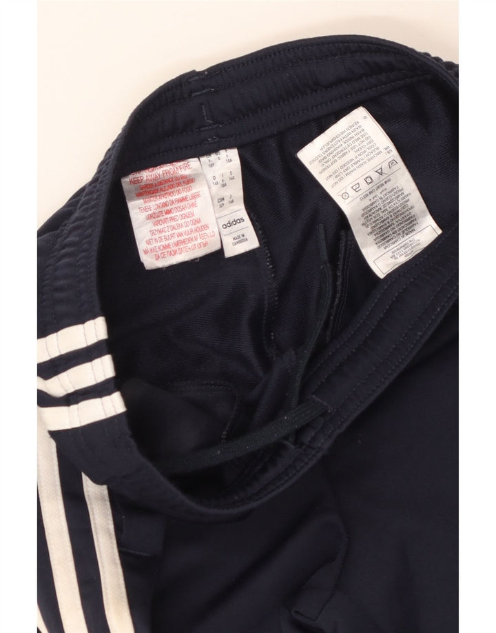 ADIDAS Jungen-Trainingshose, 9–10 Jahre, marineblaues Polyester