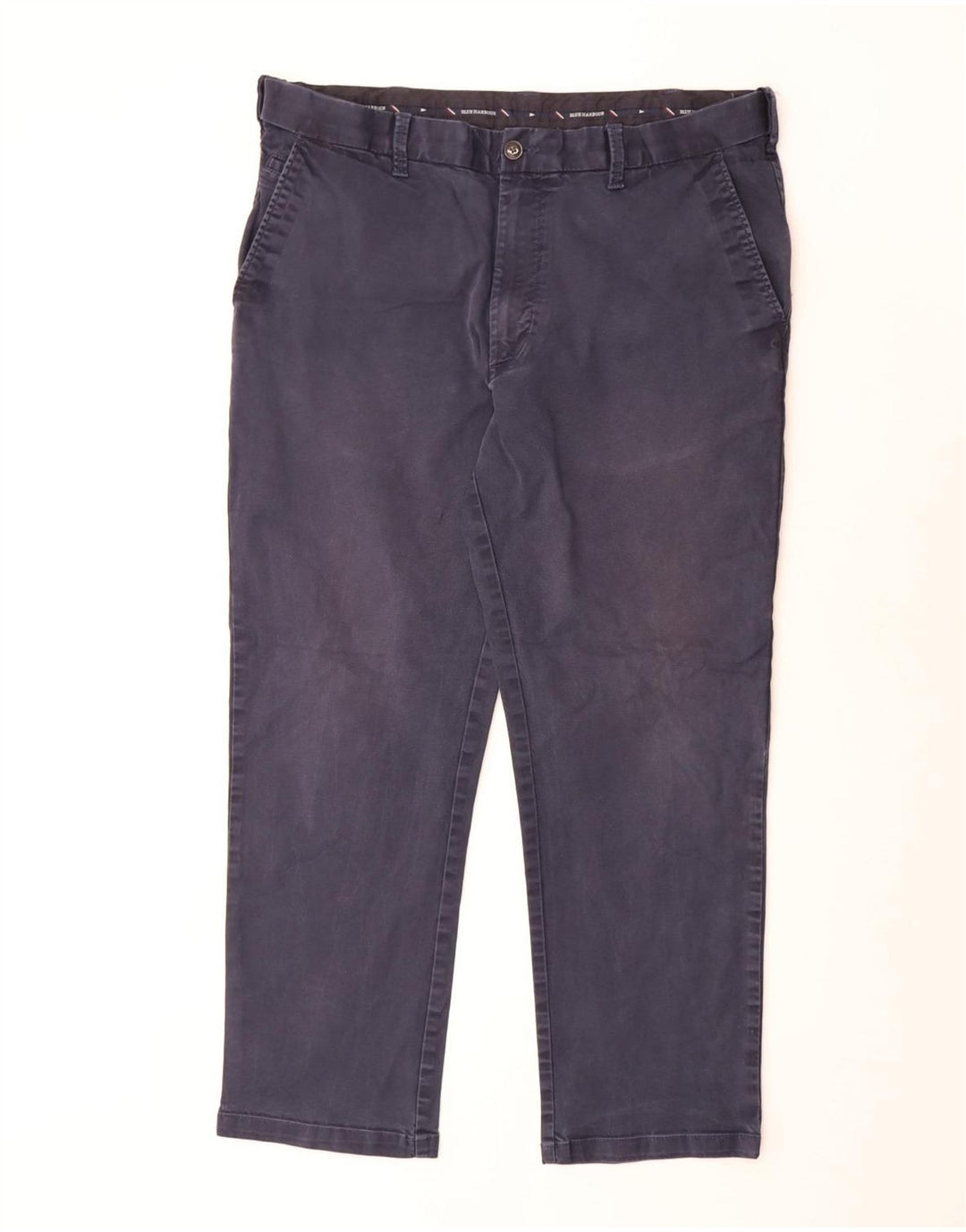 MARKS & SPENCER Herren Blue Harbour Chinohose W38 L27 Marineblau