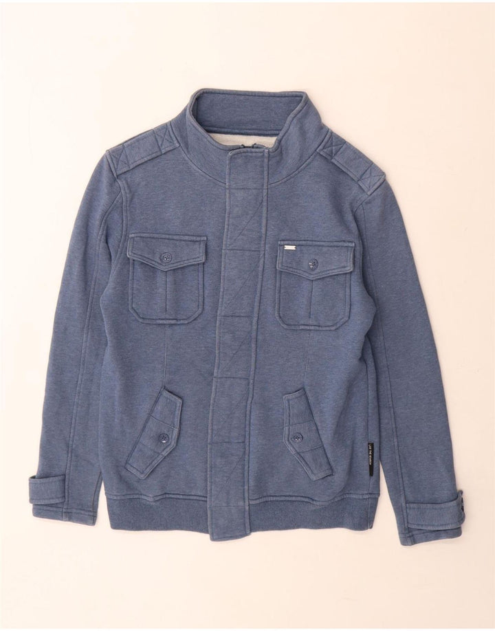 Rip Curl Utility-Jacke für Jungen, 13–14 Jahre, blaue Baumwolle