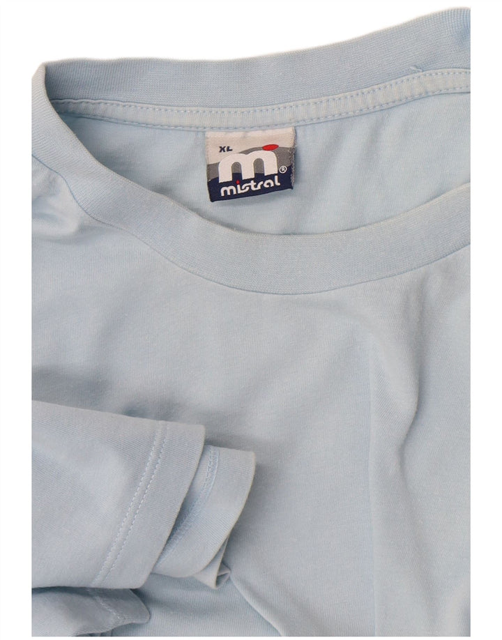 Mistral Herren Grafik T-Shirt Top XL Blau