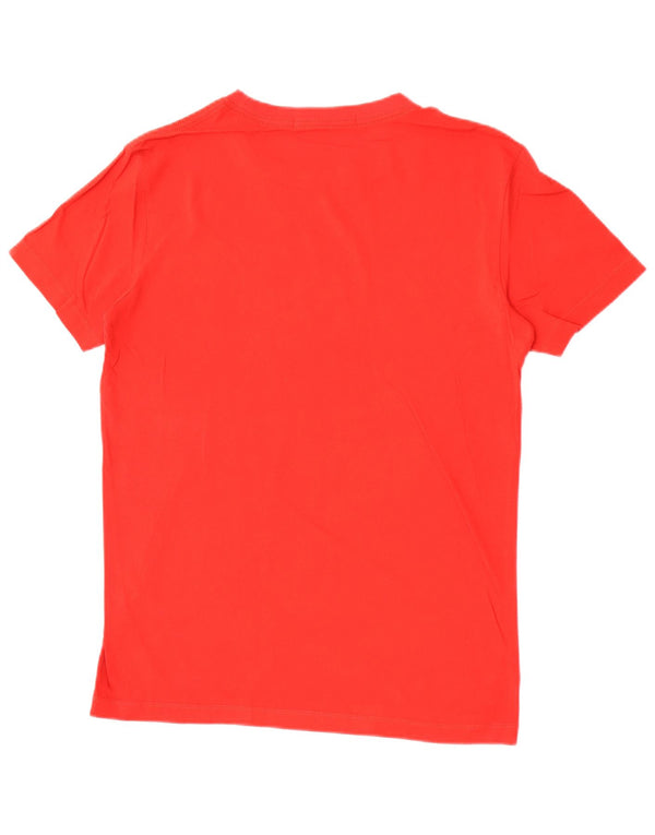 Calvin Klein Jeans Mens Graphic T-Shirt Top Large Red Cotton