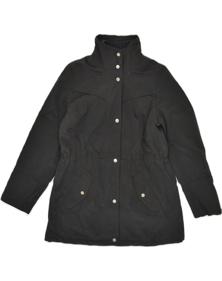 LONDON FOG Womens Windbreaker Jacket UK 14 Medium Black Polyester | Vintage London Fog | Thrift | Second-Hand London Fog | Used Clothing | Messina Hembry 