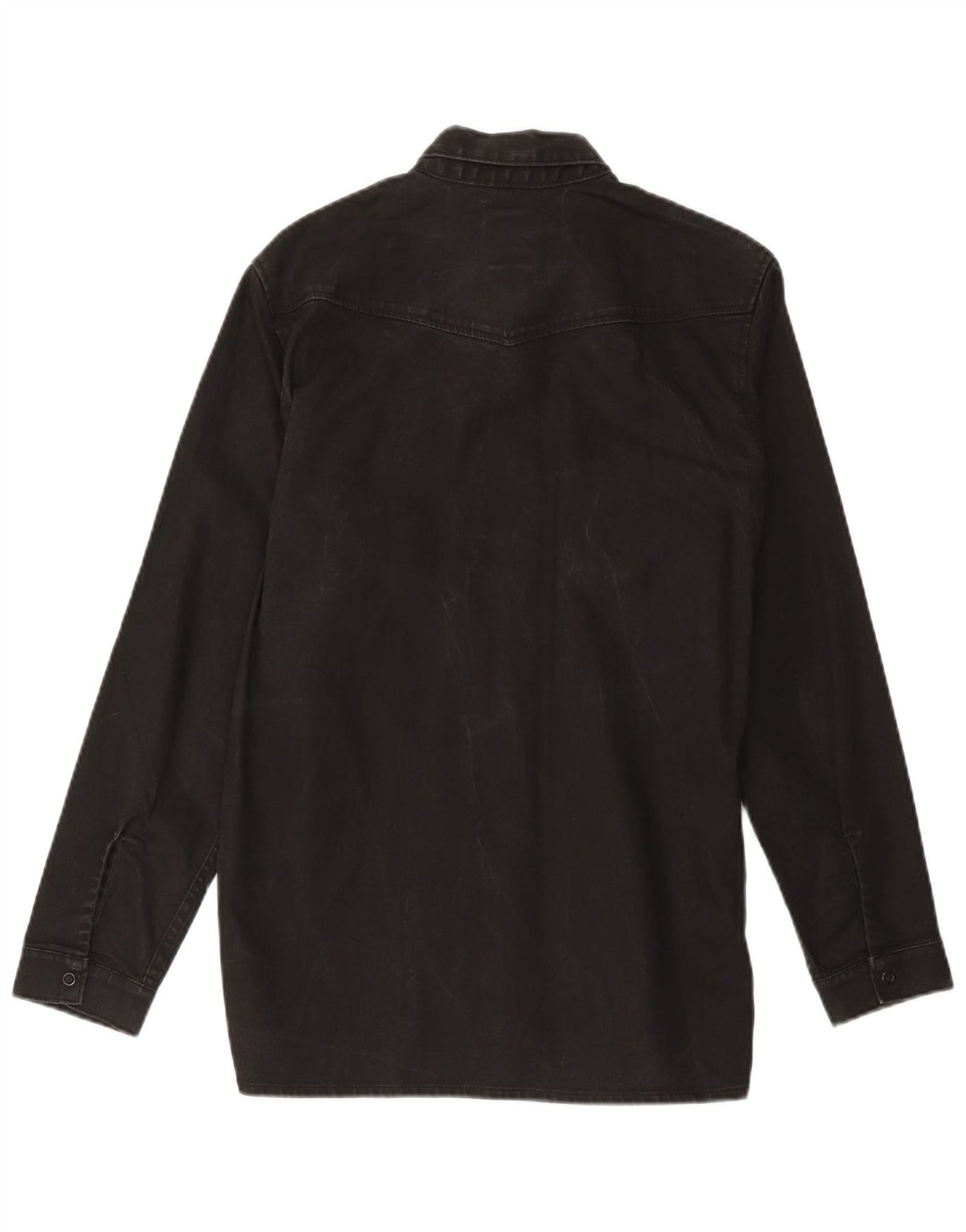 Levi's Herren-Jeanshemd, Größe S, schwarze Baumwolle