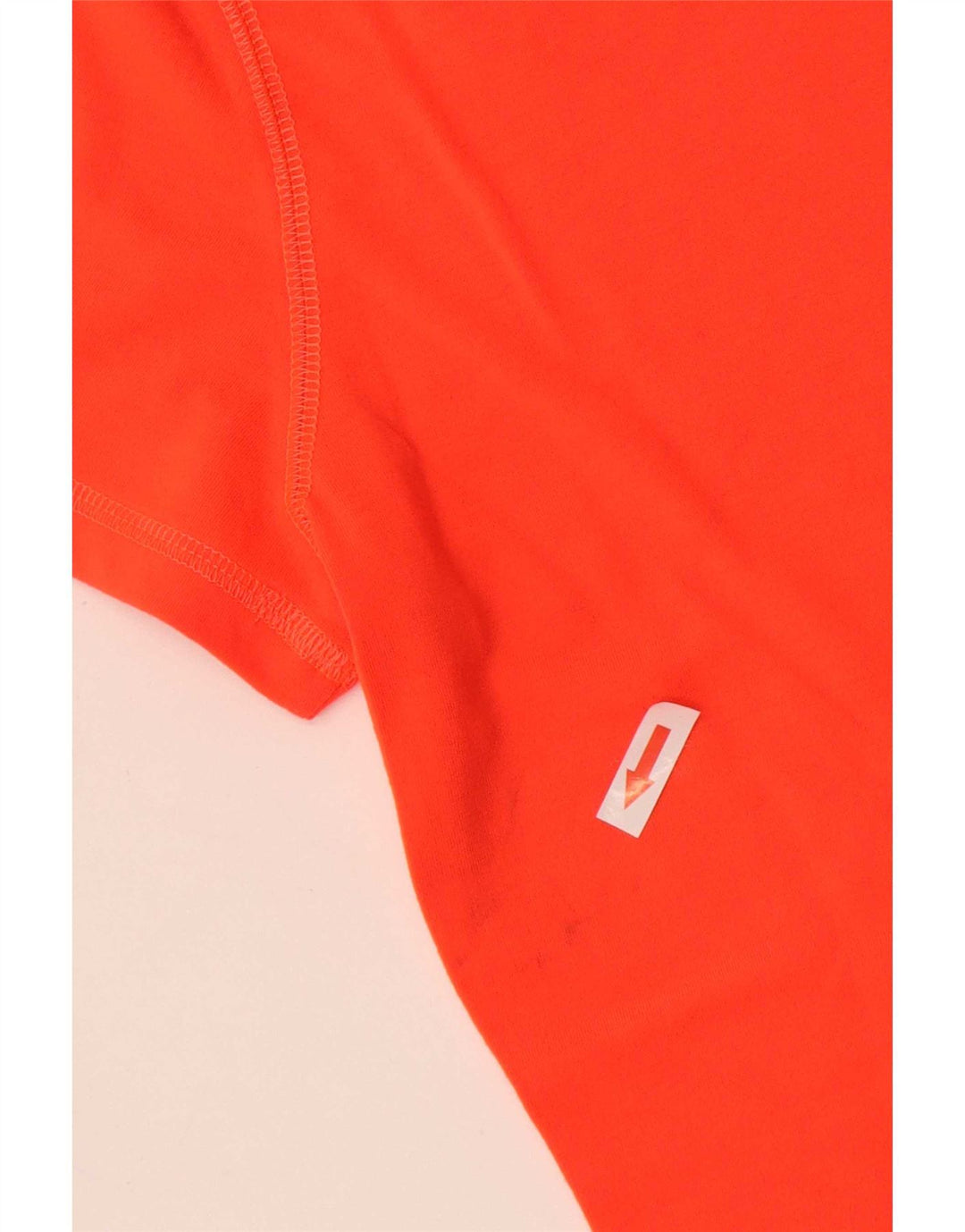 Adidas Damen Climalite T-Shirt Top UK 12/14 Medium Orange