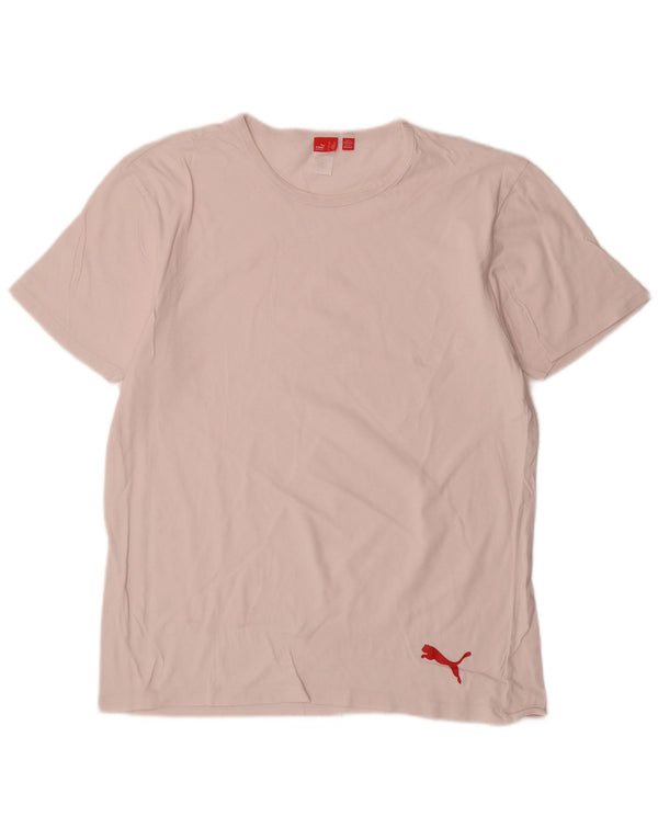 Puma Herren T-Shirt Top XL Weiße Baumwolle