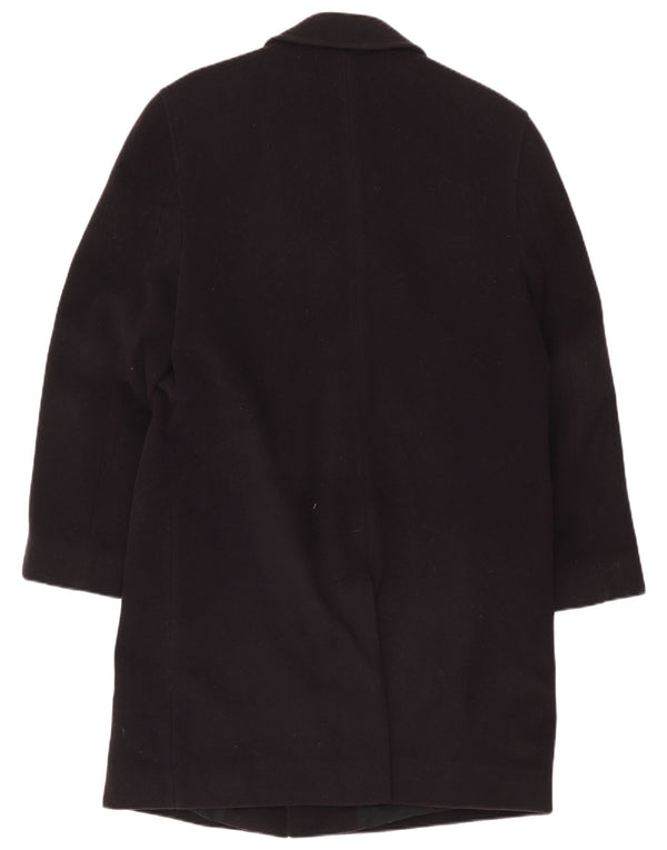 Douglas Mens Overcoat UK 38 Medium Black Wool