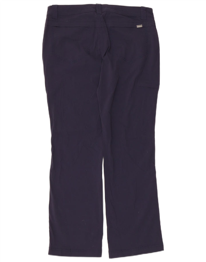 Eddie Bauer Damen gerade Cargohose US 8 Medium W32 L28 Marineblau