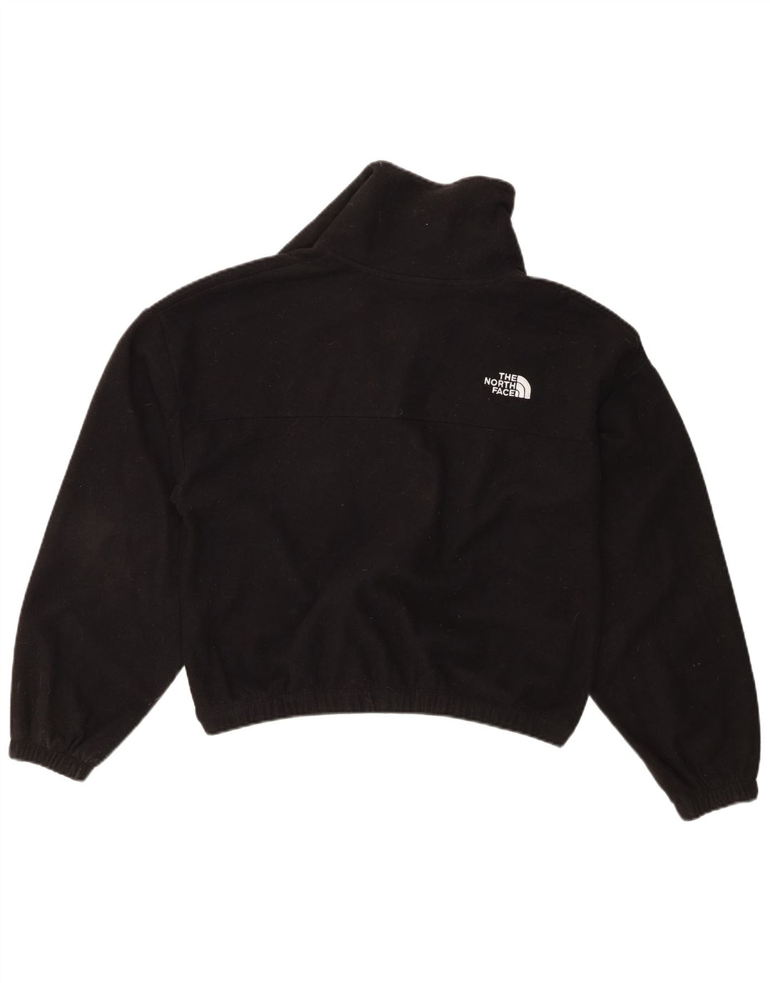 The North Face übergroßer Crop-Fleece-Pullover für Damen, UK 12, mittelschwarz